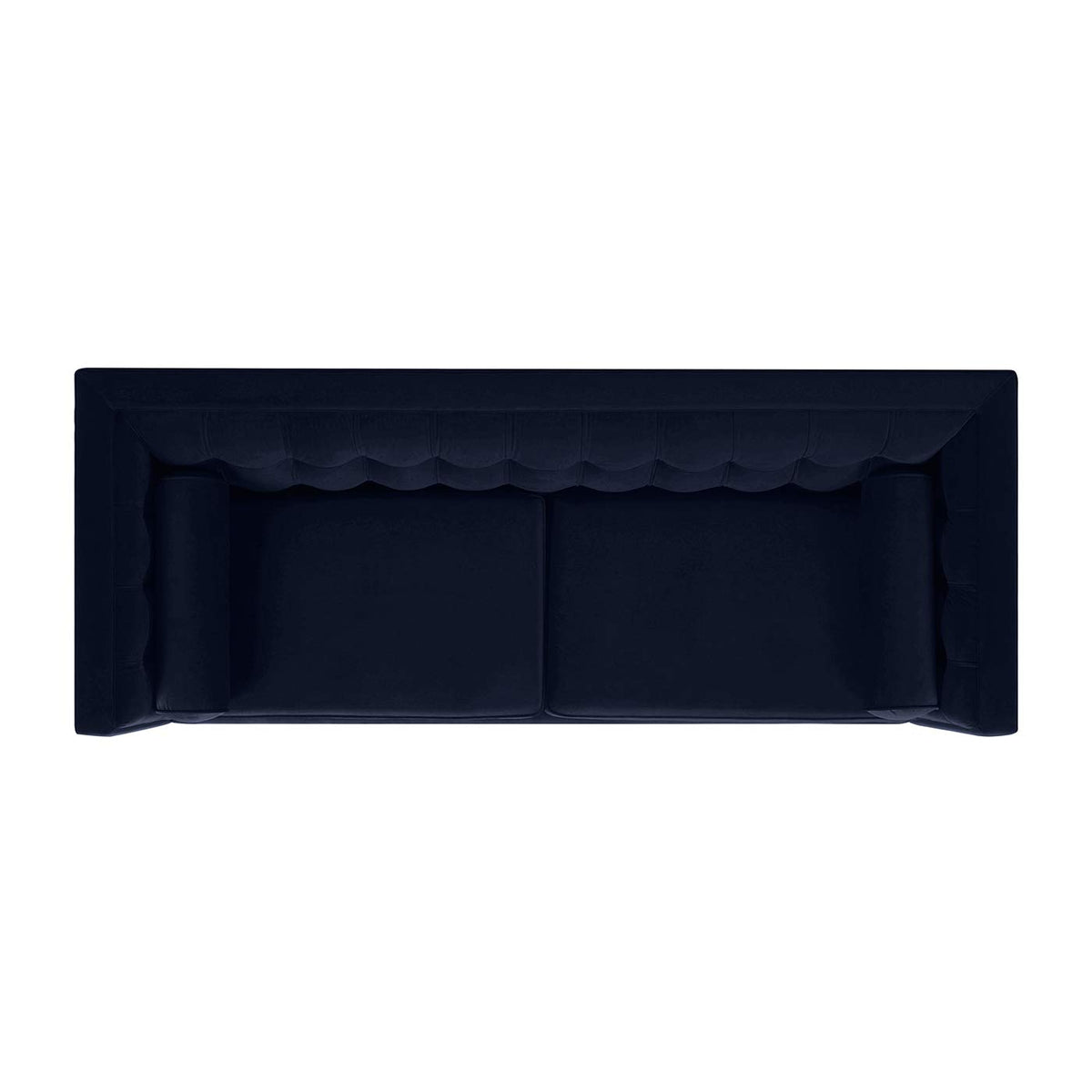 Dark Navy Blue Performance Velvet Tufted Sofa D1470