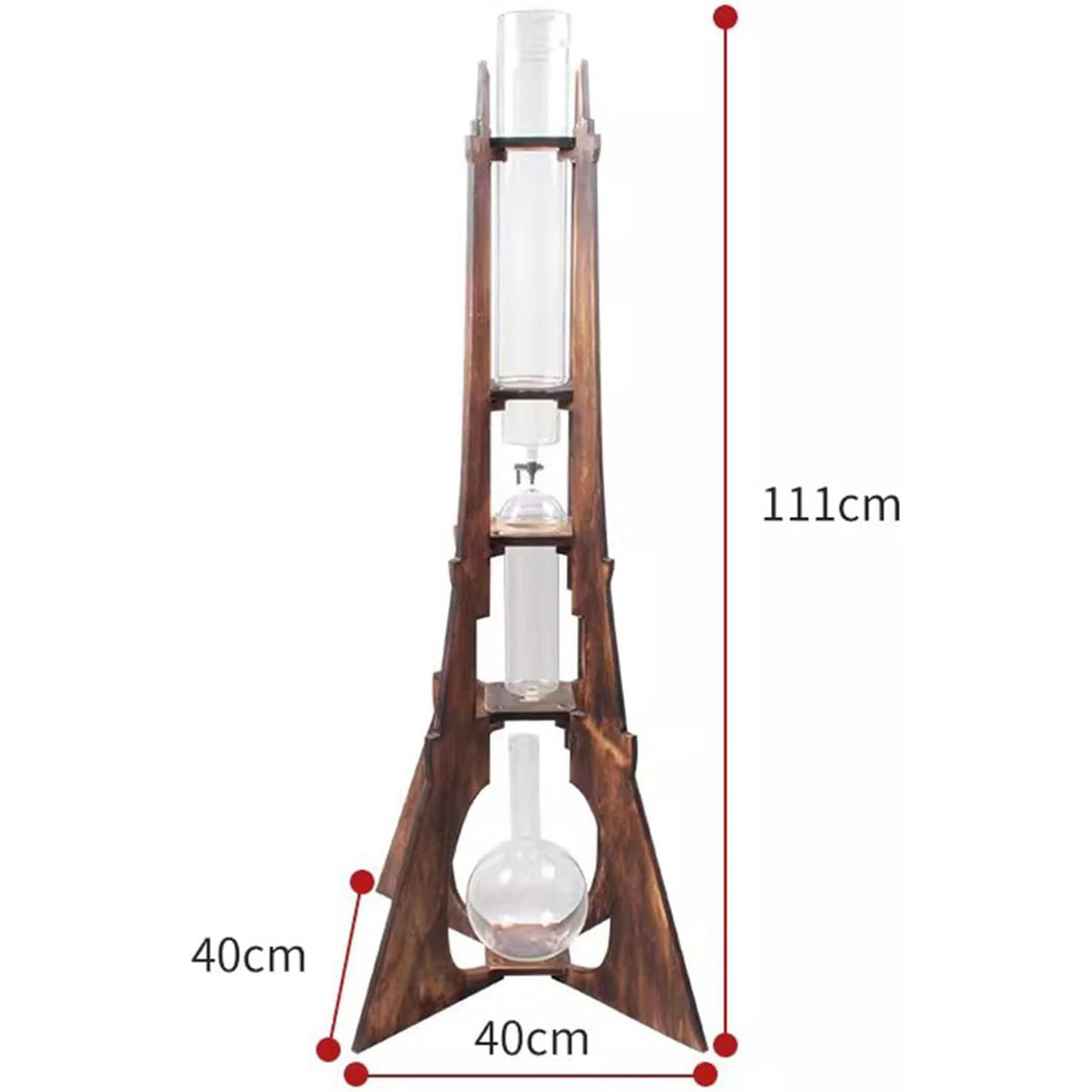 Cold Brew Drip Tower with Stainless Steel Adjustable Valve G388