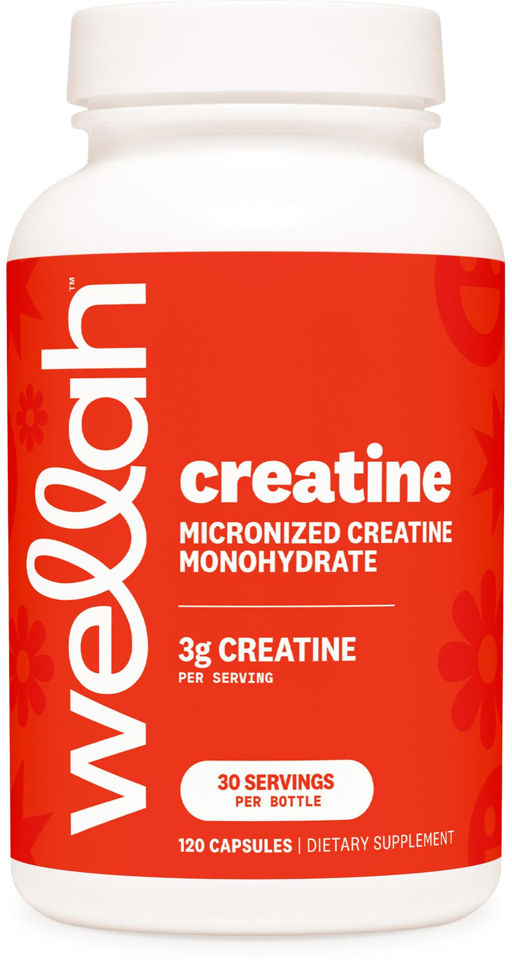 Creatine Monohydrate Capsules 3000 mg 120 Capsules P968137