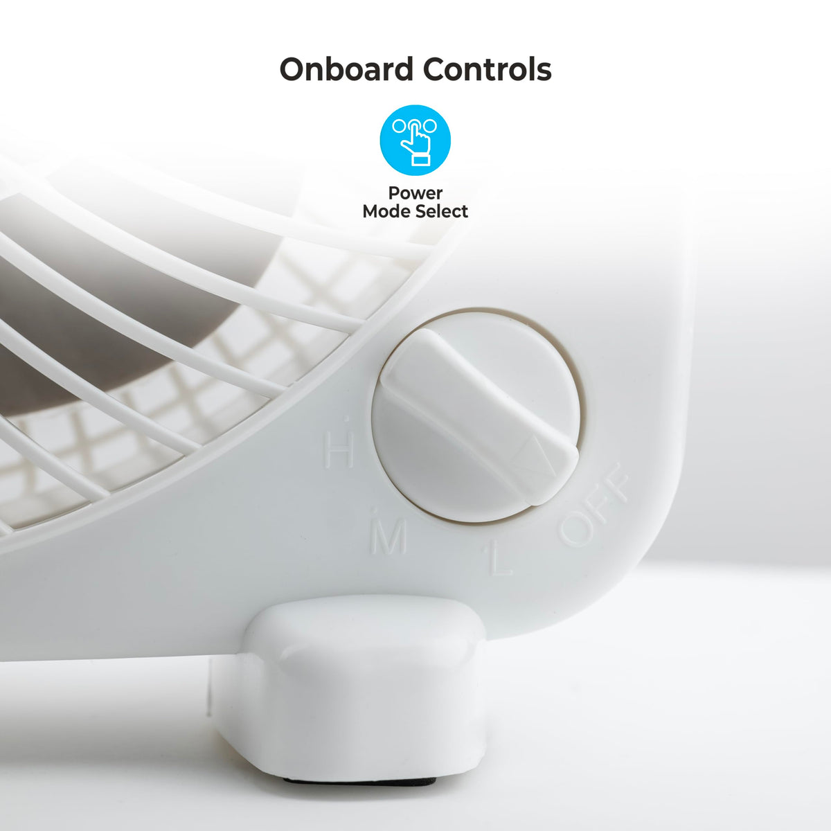 9 inch White 3 Speed Box Fan Q474