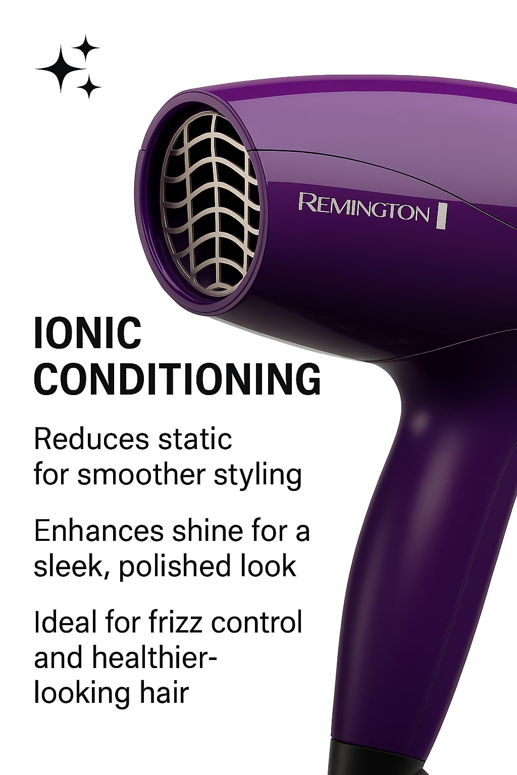 1875W Compact Anti-Frizz Hair Dryer F9742