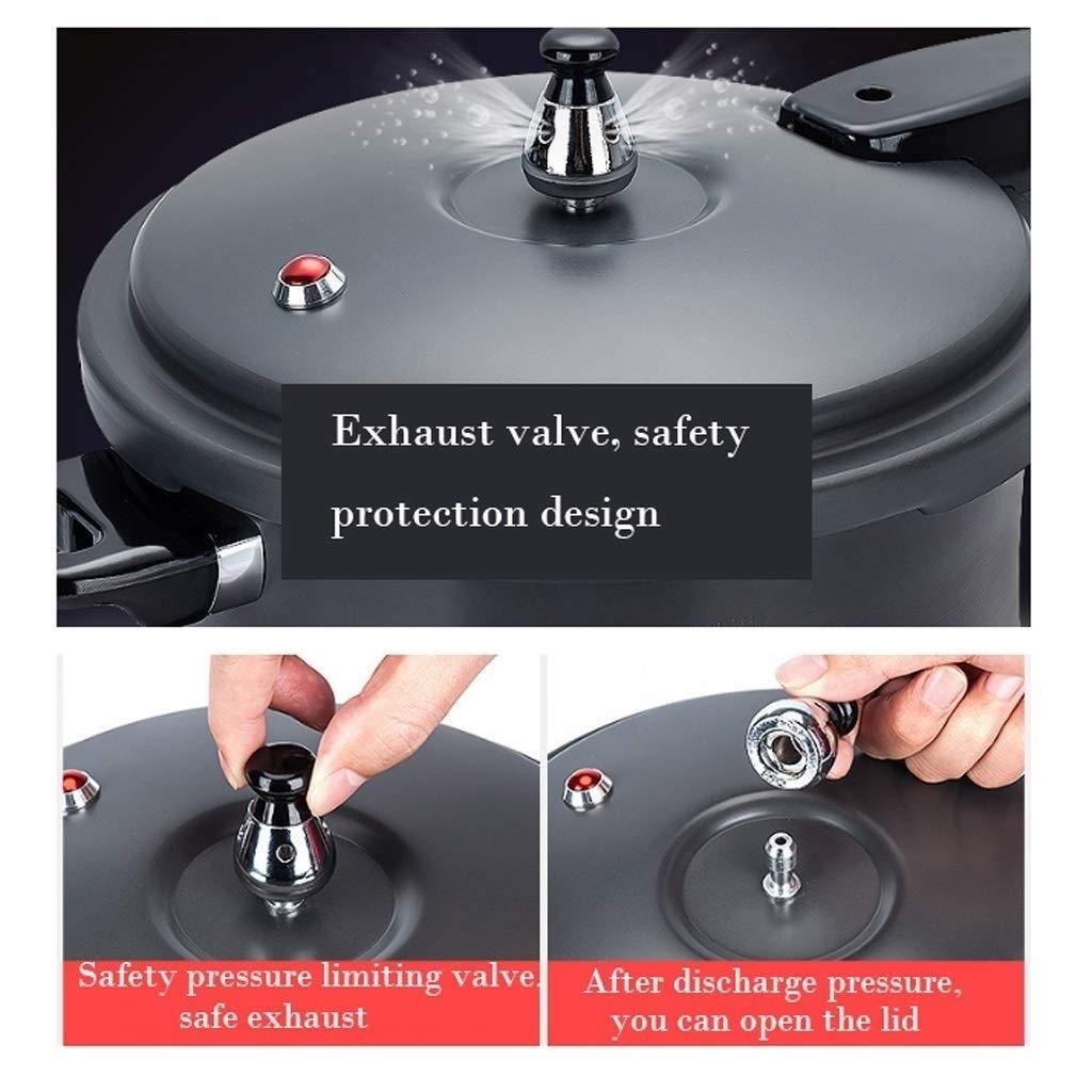 Black 3L Stainless Steel Pressure Cooker G850