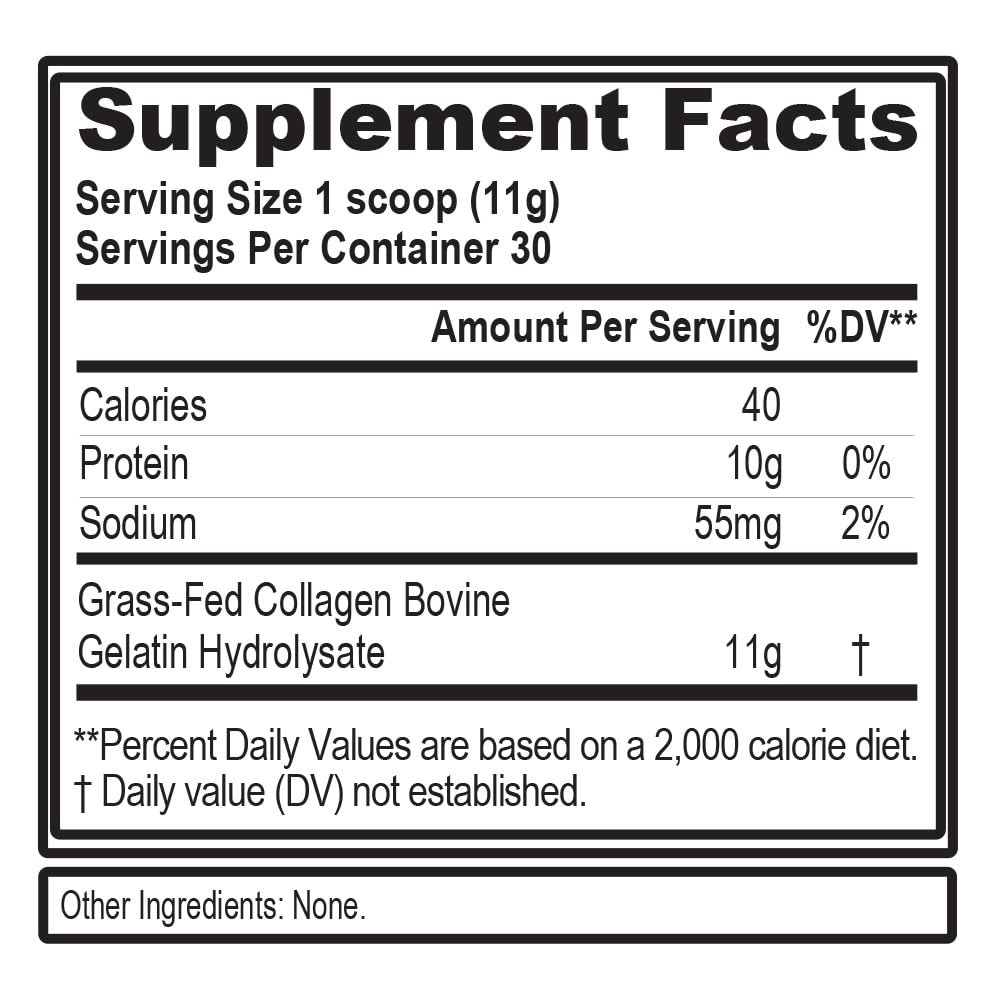 Collagen Peptides Powder Supplement B161