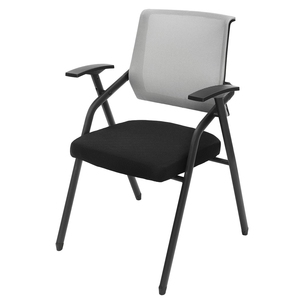 Grey Mesh Back Stacking Arm Chairs G30203