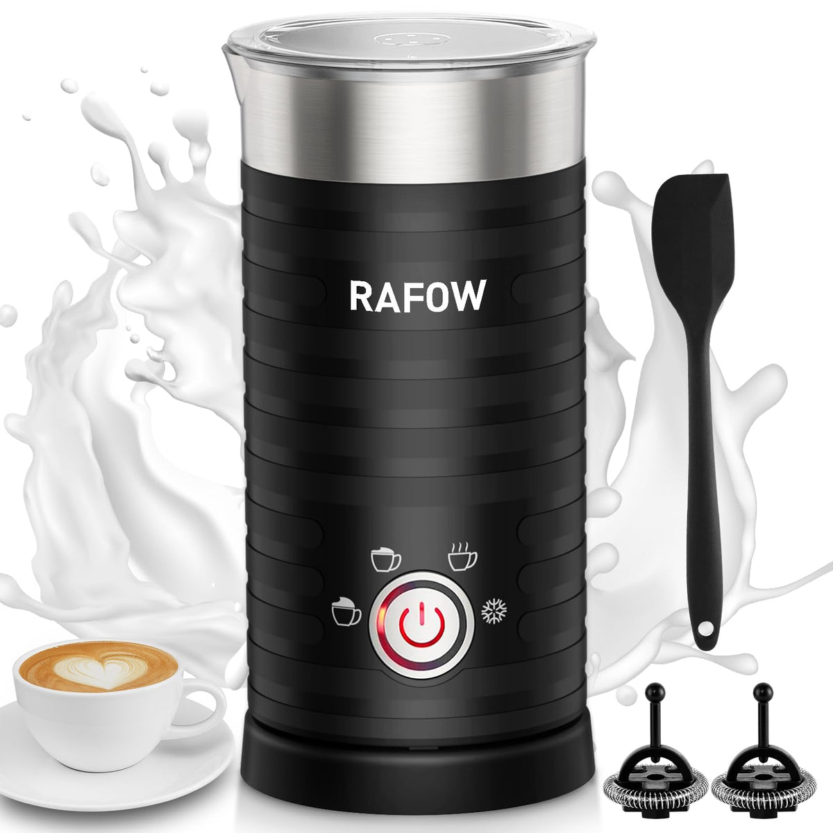 4 In 1 Electric Milk Frother Steamer 350ml M939860