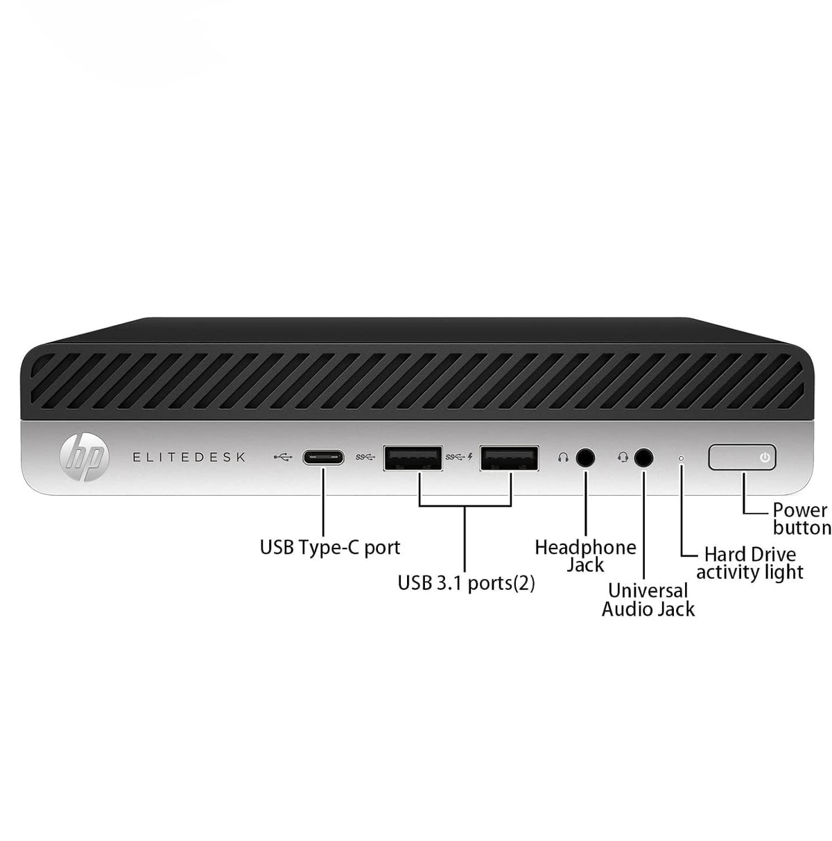 Mini Desktop Computer, Core i5-9500T, 16GB DDR4 RAM, 512GB SSD, Windows 11 Pro J2828