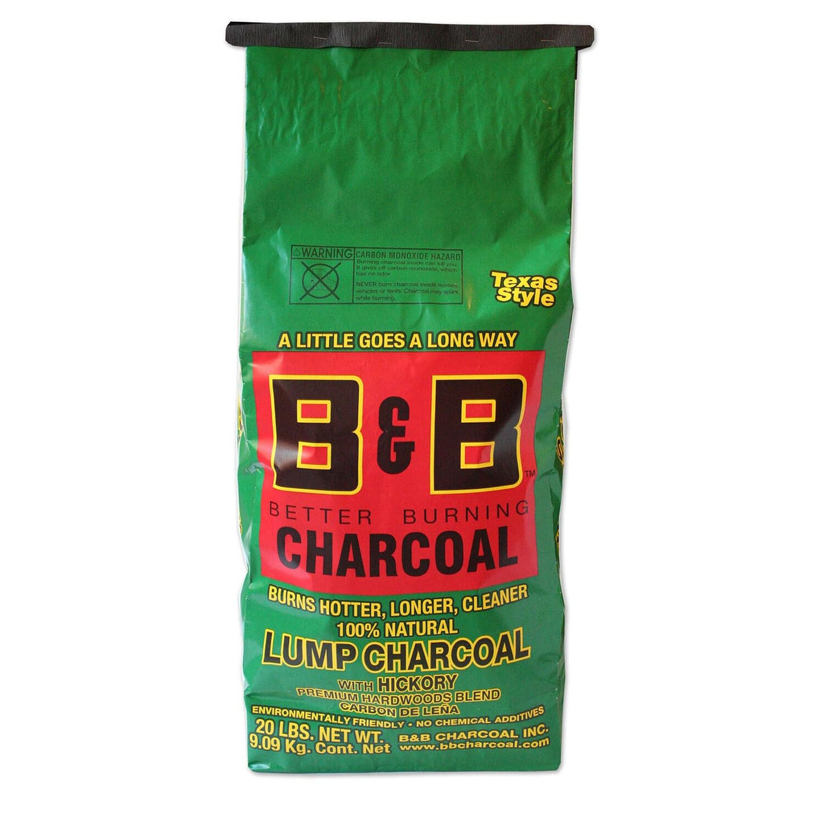 All Natural Hickory Hardwood Lump Charcoal 20 lb R4484