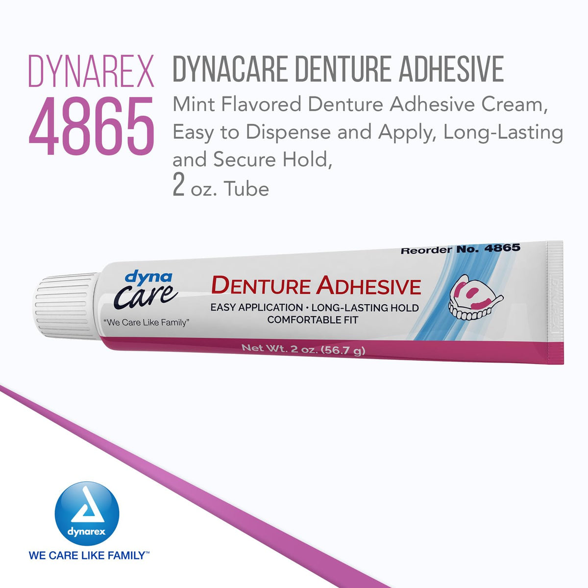 Mint Flavored 2 Oz Denture Adhesive Cream U240172