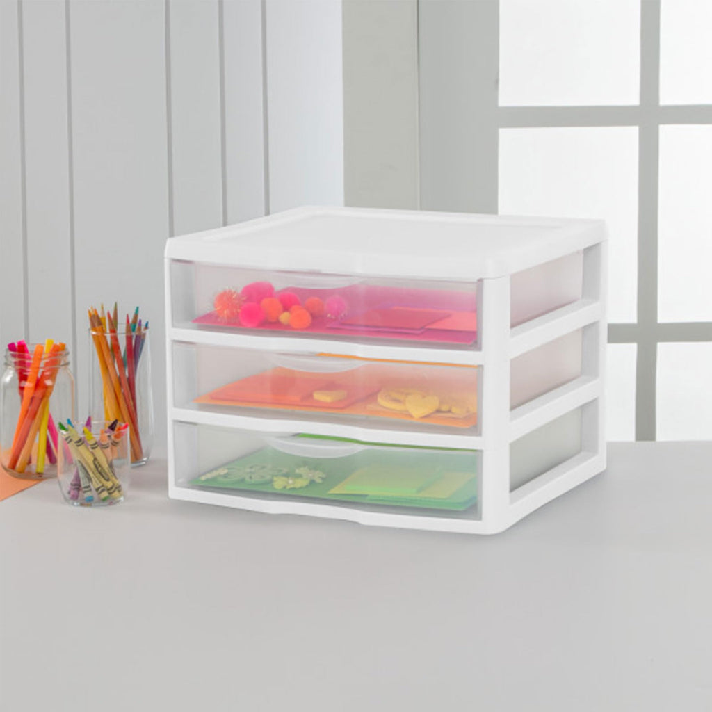 Wide 3-Drawer Storage Unit 6-Pack P54406
