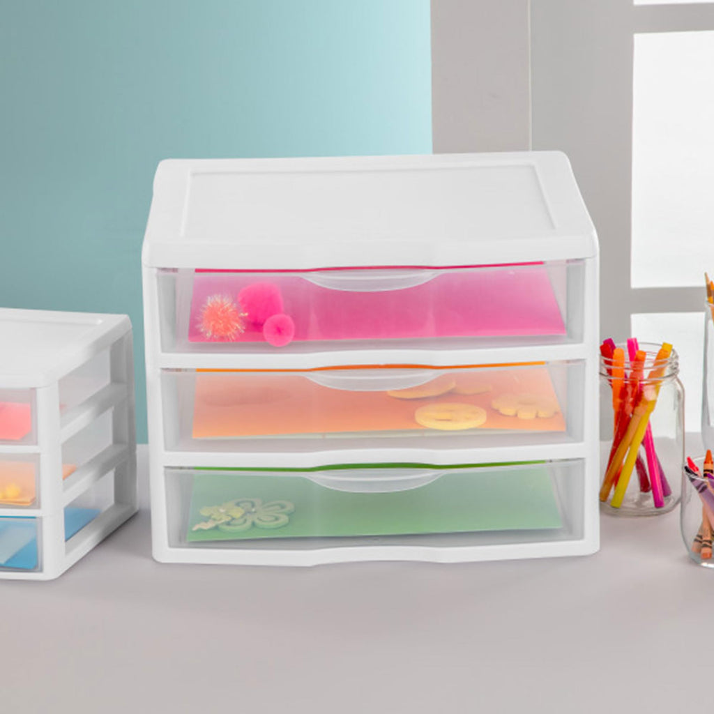 Wide 3-Drawer Storage Unit 6-Pack P54406