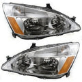 Headlight Headlamp Set Left Right Clear Lens 2pcs F67416