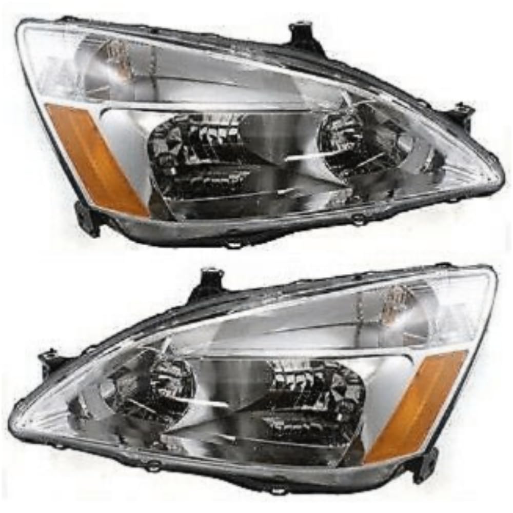 Headlight Headlamp Set Left Right Clear Lens 2pcs F67416