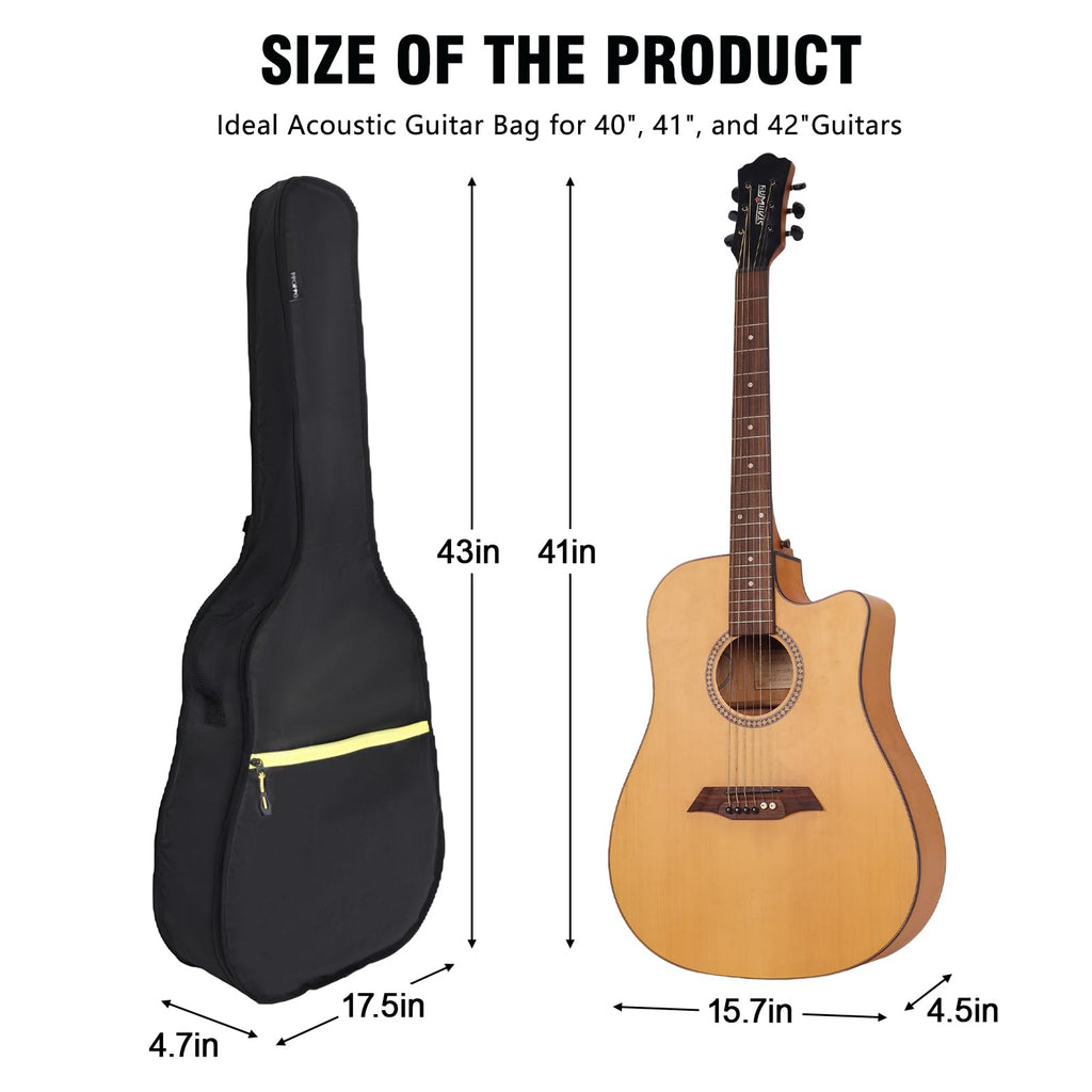Acoustic Guitar Dust Cover Bag 600D Waterproof Foldable O467276