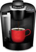 Single Serve K-Cup Pod Coffee Maker, 3 Brew Sizes, 48oz Removable Reservoir, Black U7000