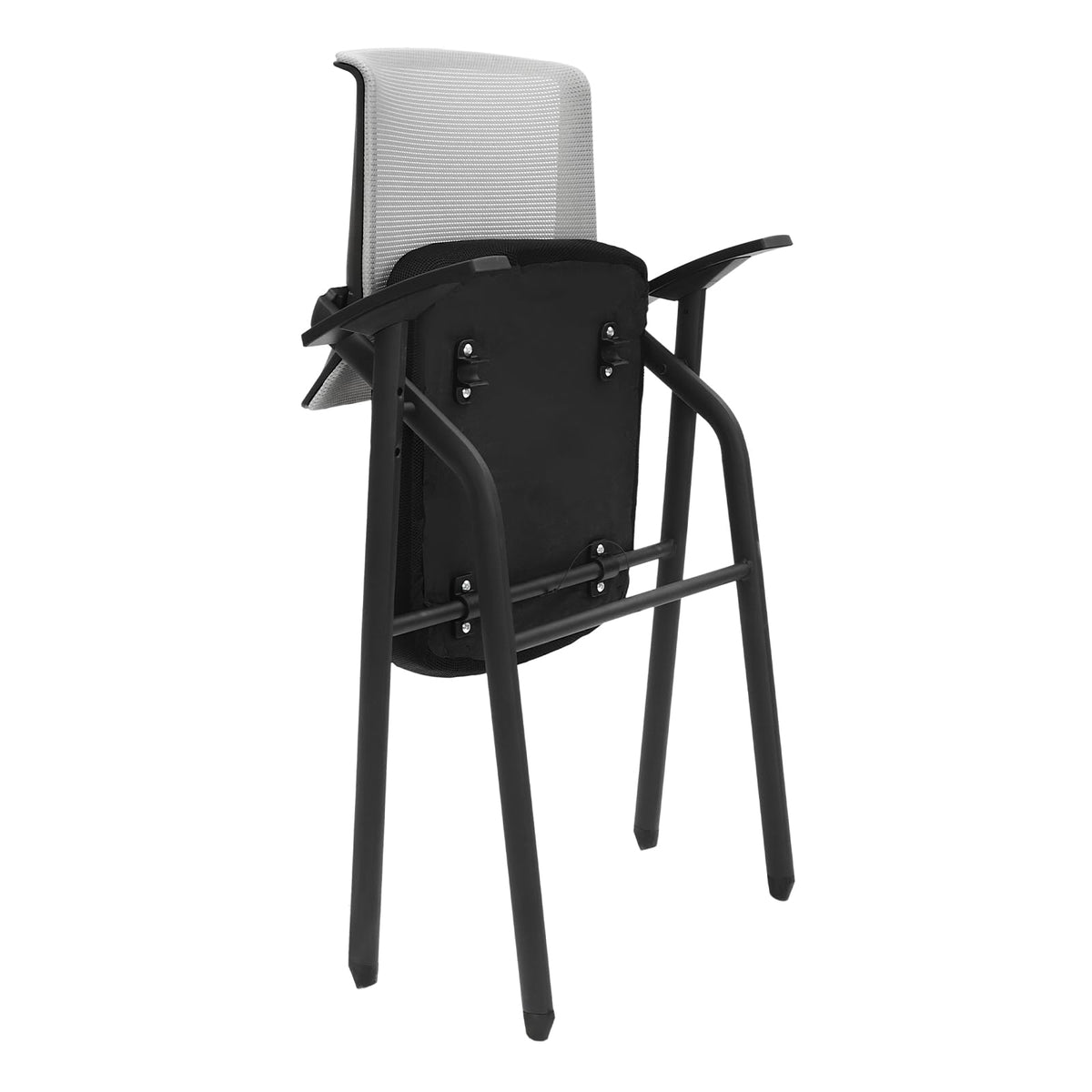 Grey Mesh Back Stacking Arm Chairs G30203