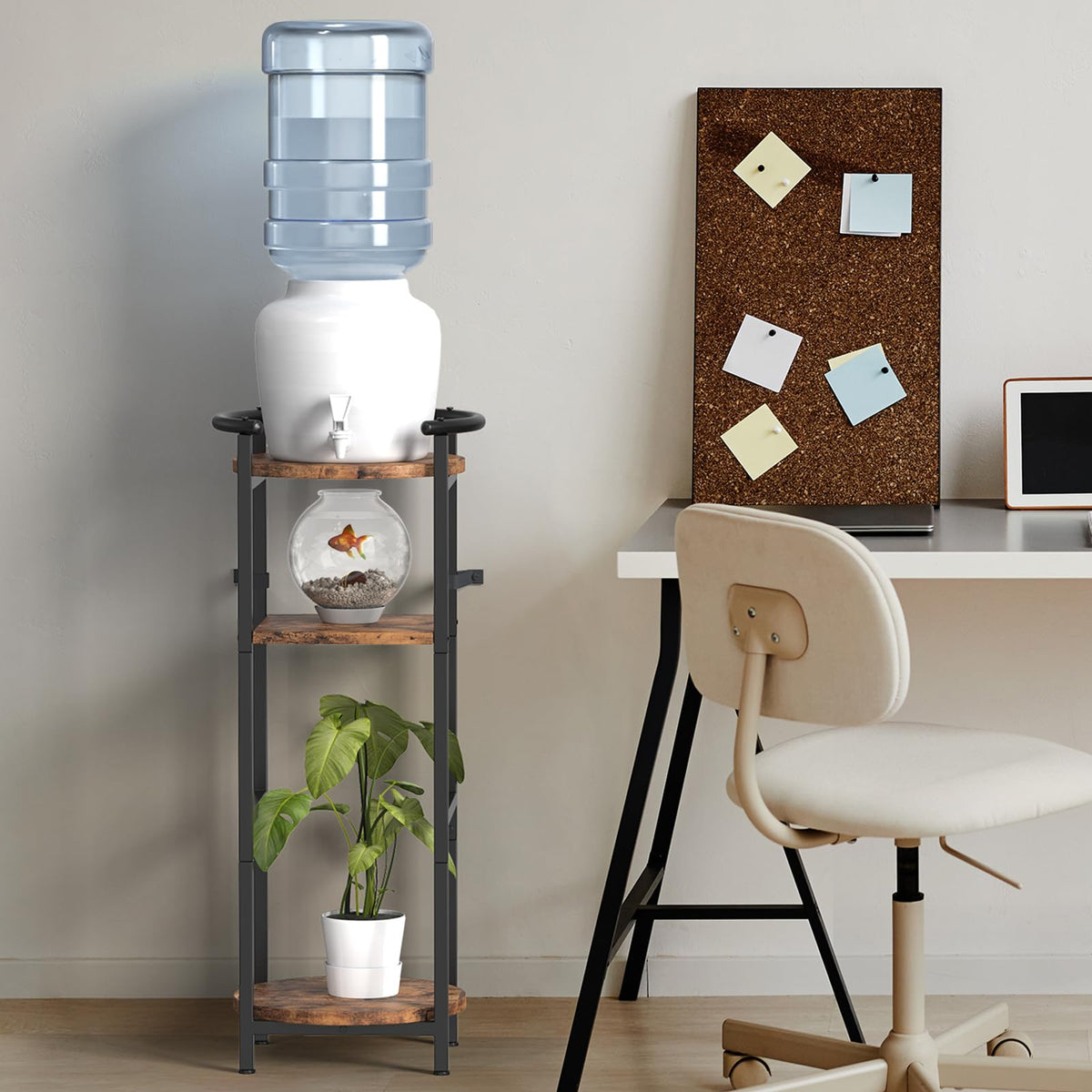 Wood Drink Dispenser Stand V675