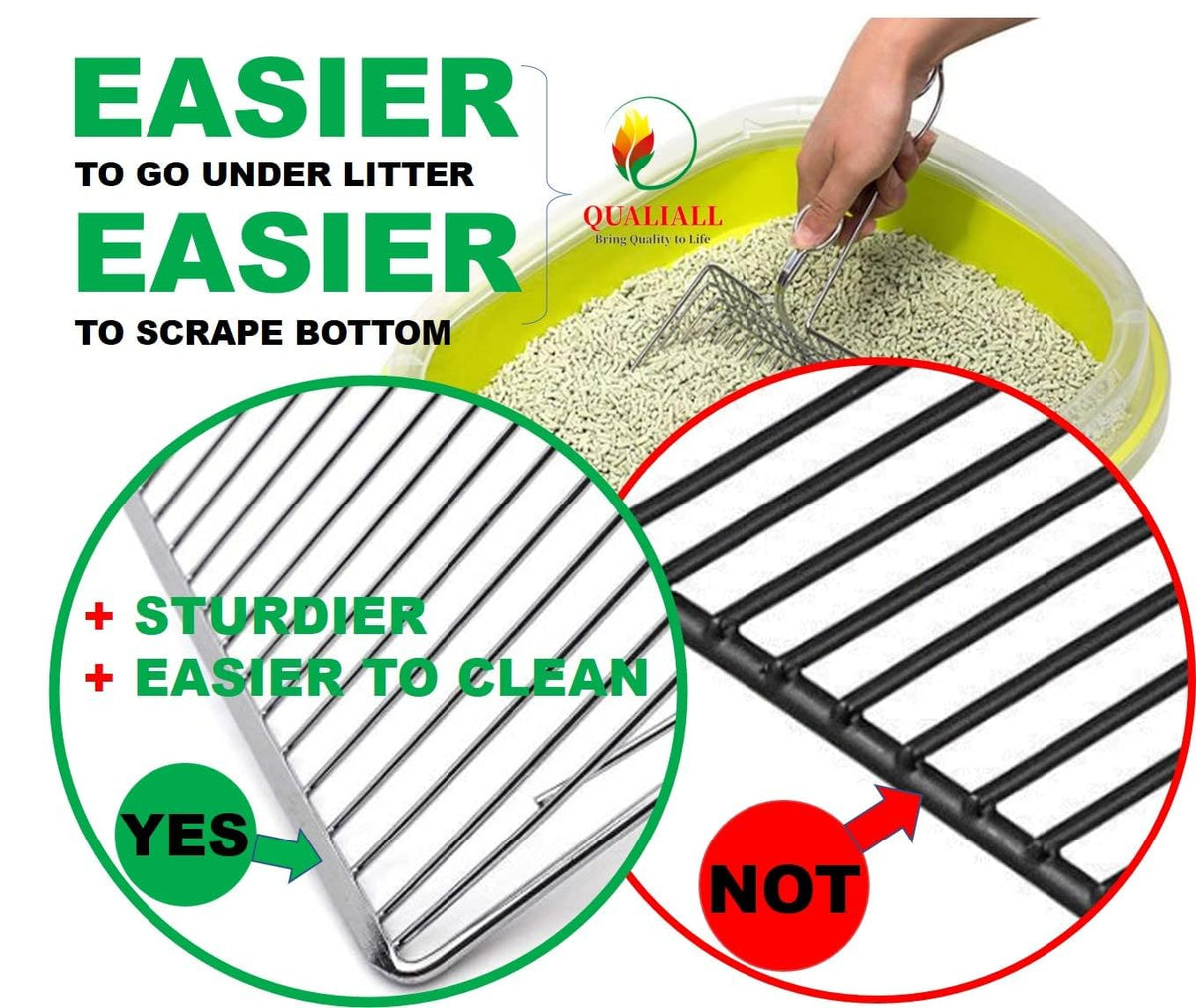 Metal Cat Litter Scoop with Holder U339