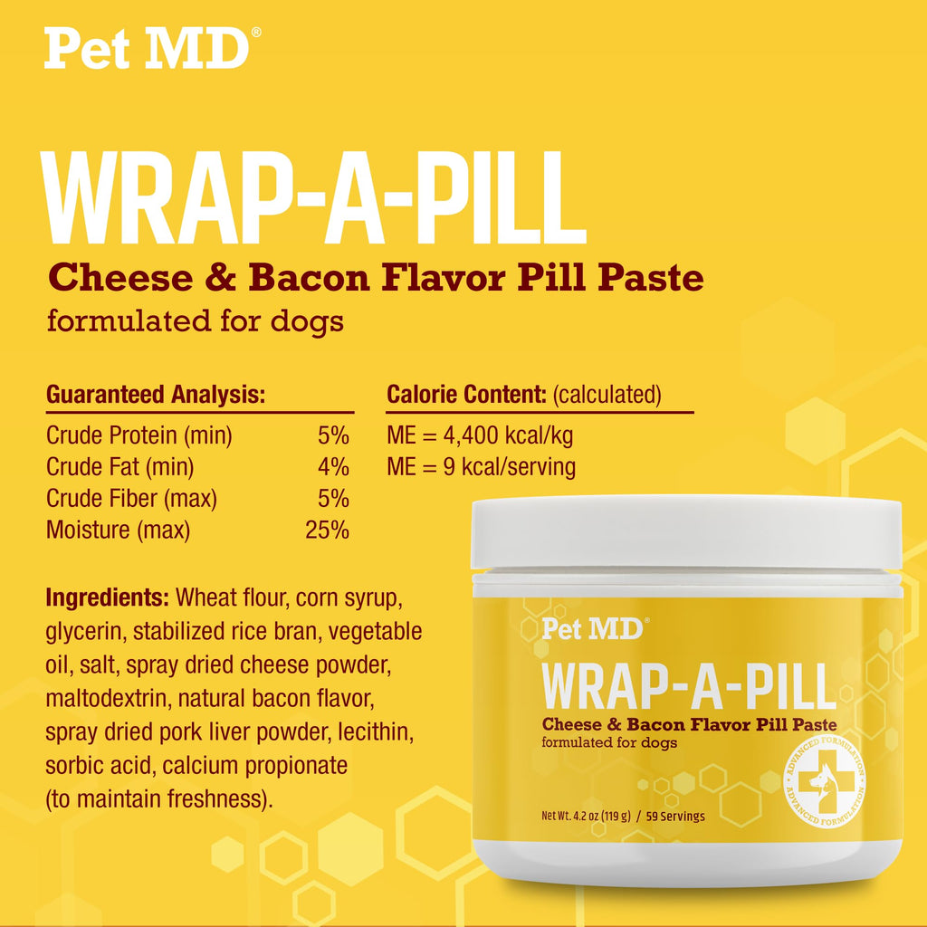 Cheese & Bacon Flavor Pill Paste for Dogs 4.2 oz Q7710