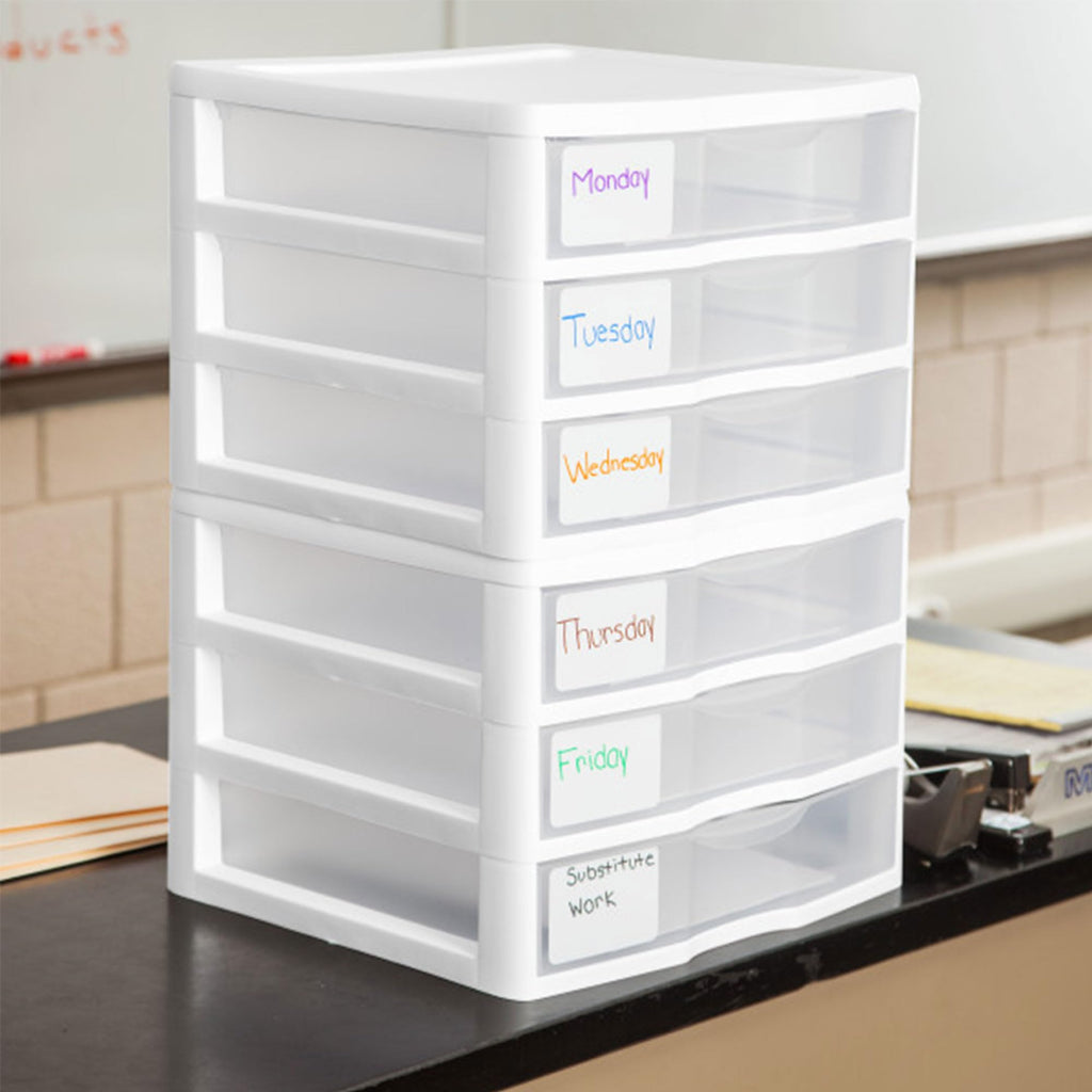 Wide 3-Drawer Storage Unit 6-Pack P54406