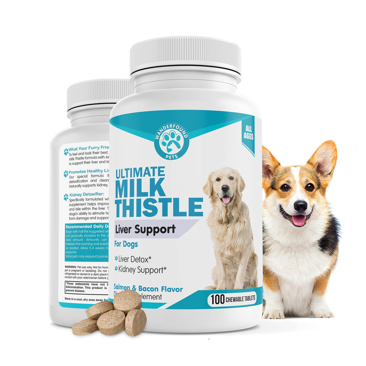 Milk Thistle & SAMe100 for Dogs O178025
