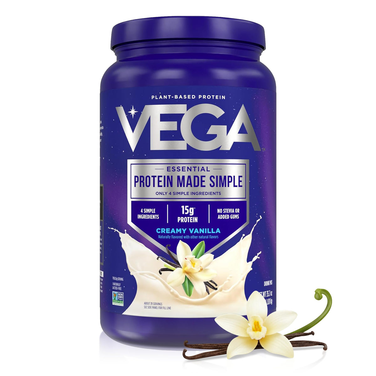 Vanilla Vegan Protein Powder B484481