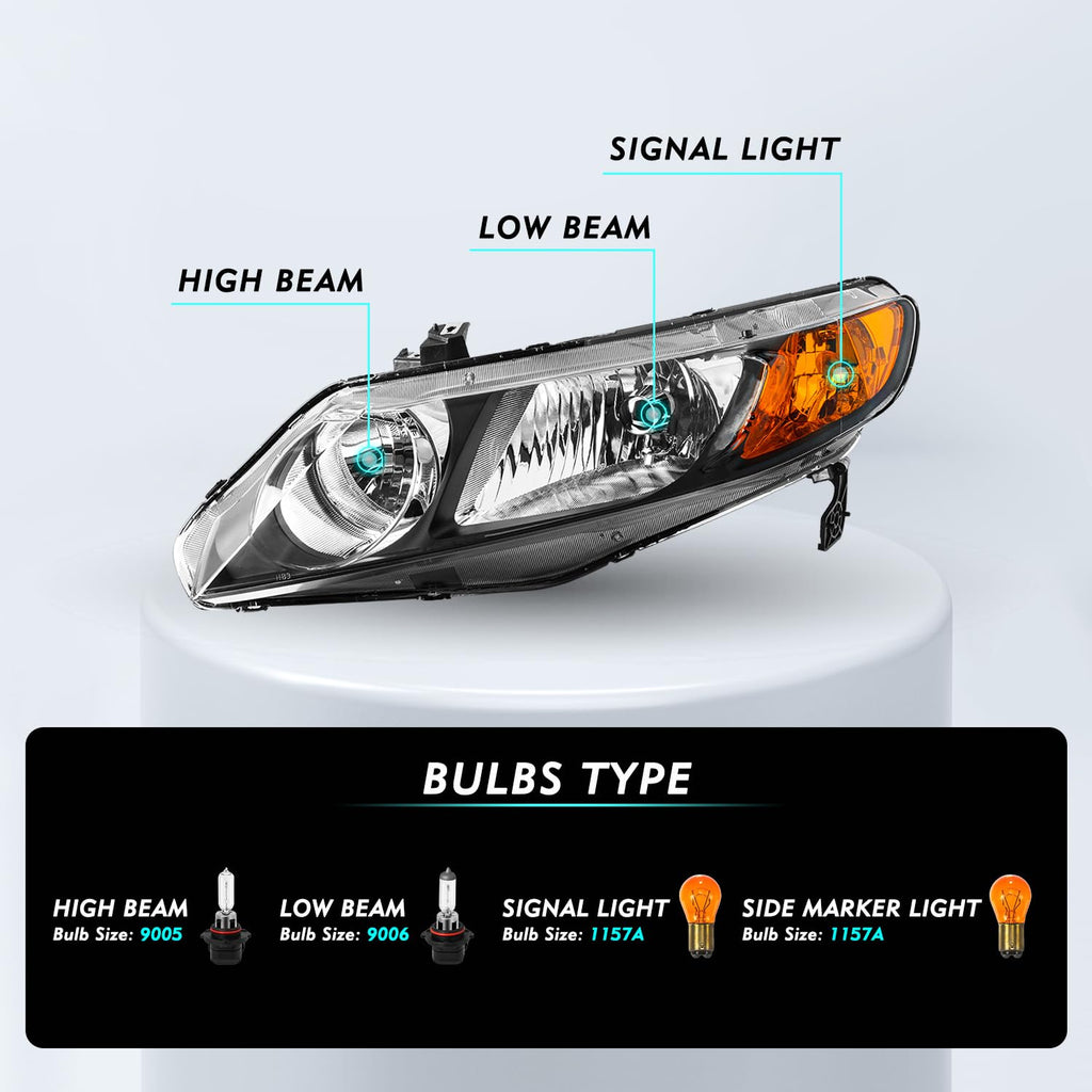Headlight Assembly Set Driver & Passenger Side K21321
