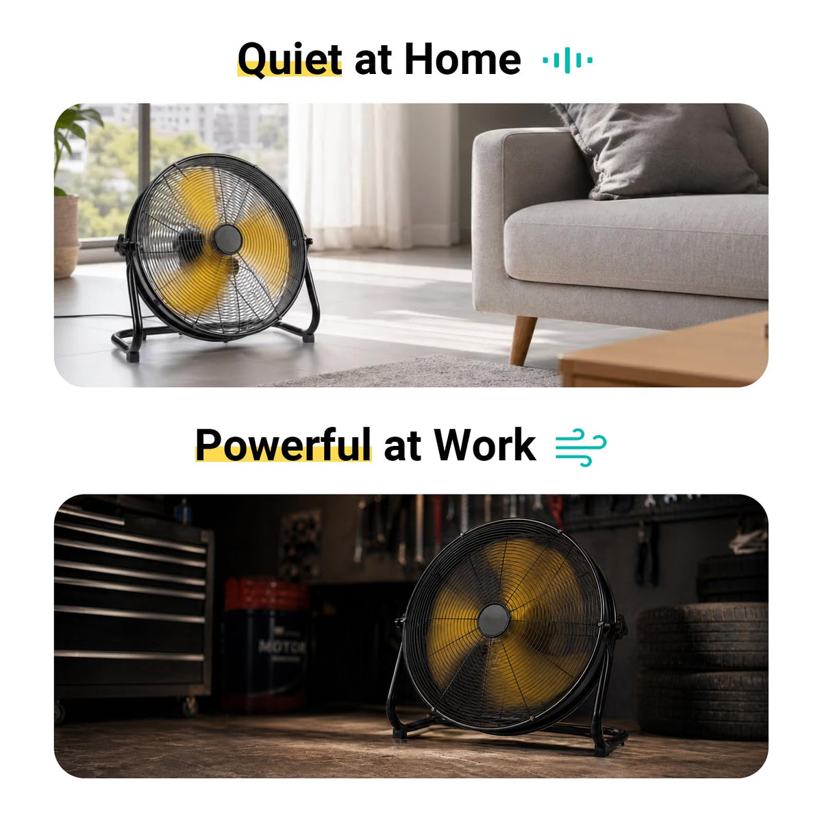 18" Brushless Cordless Floor Fan P8711