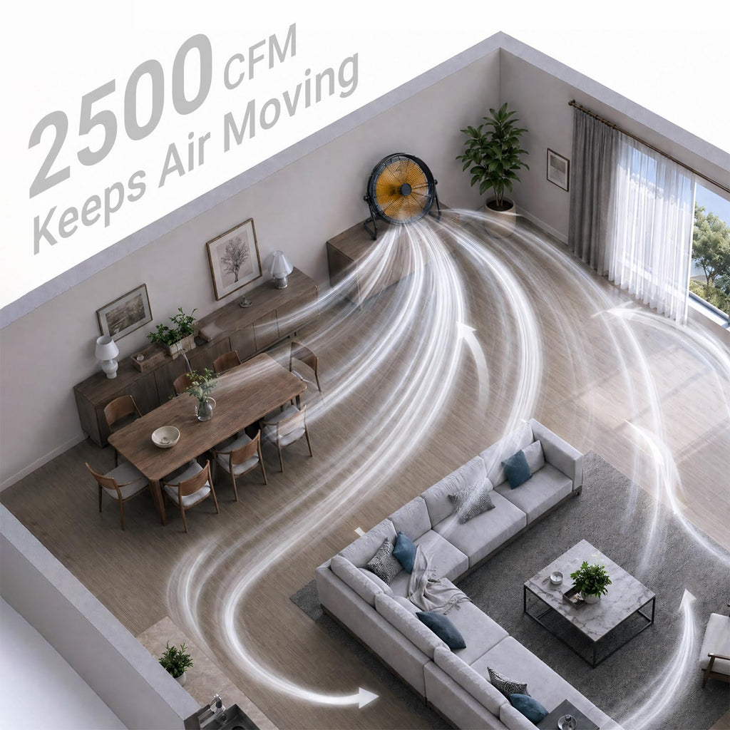 18" Brushless Cordless Floor Fan P8711