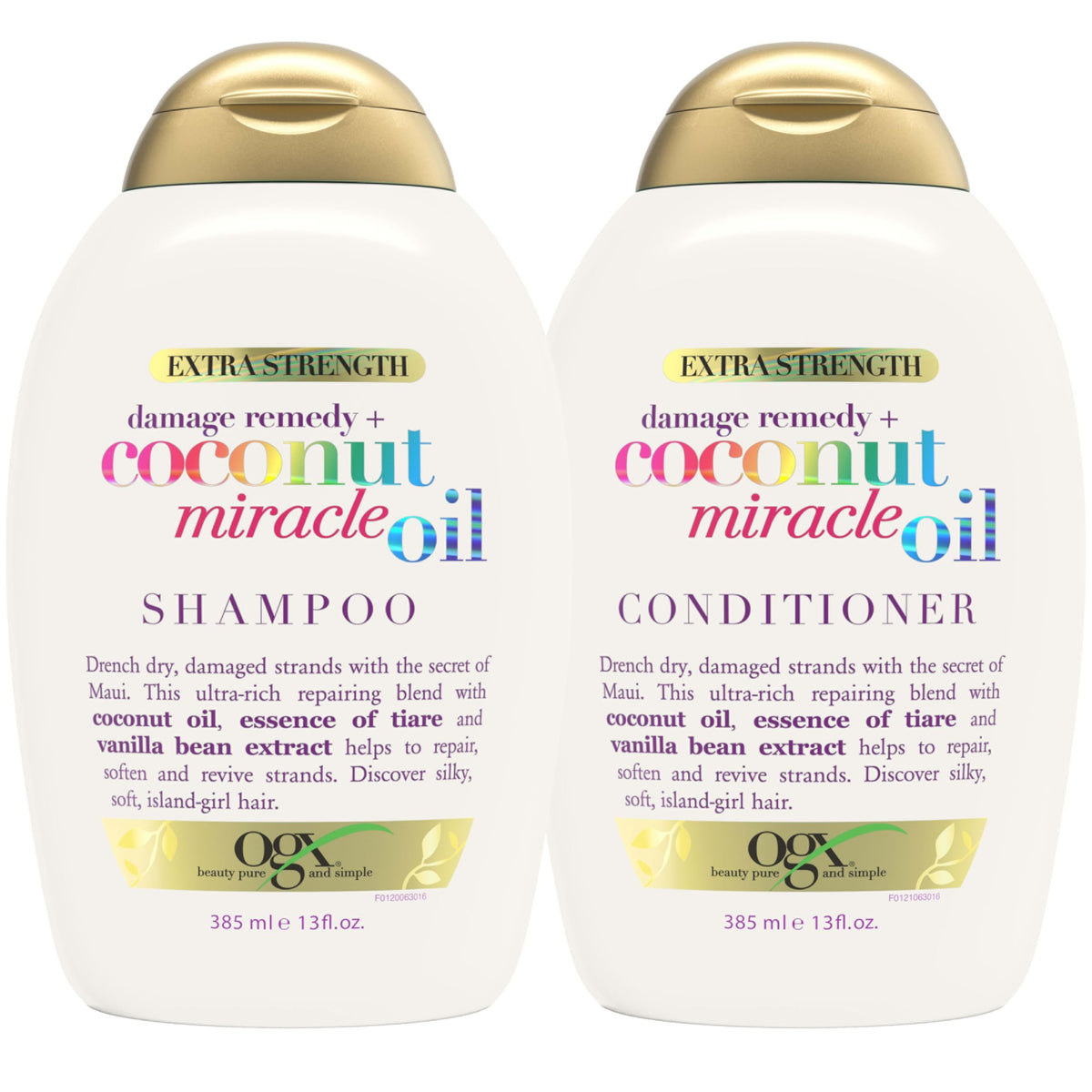 Coconut Oil Shampoo & Conditioner Set Y580