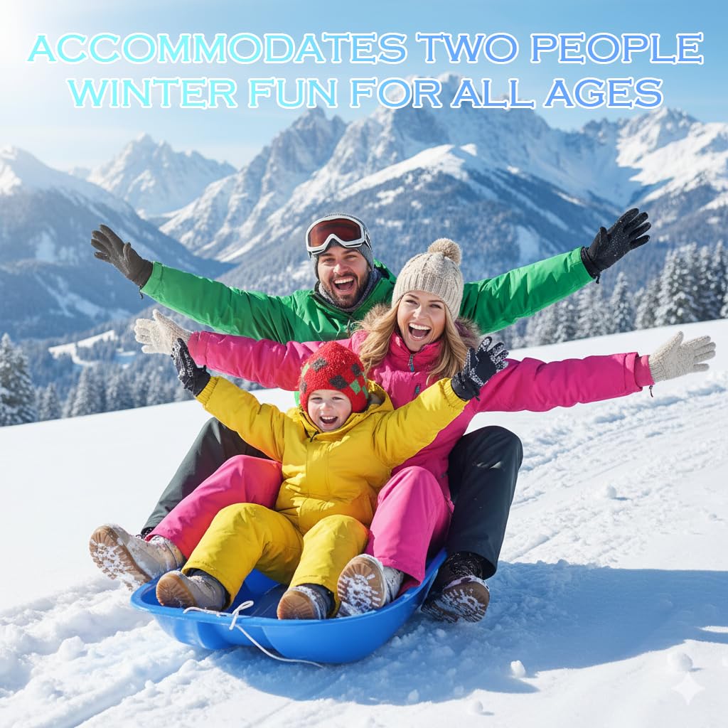 2-Person Sled 35" Toboggan Q625696