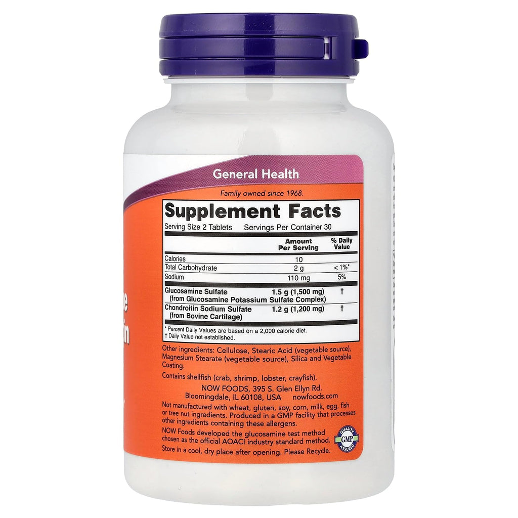 Extra Strength Glucosamine & Chondroitin 60 Tablets X9188