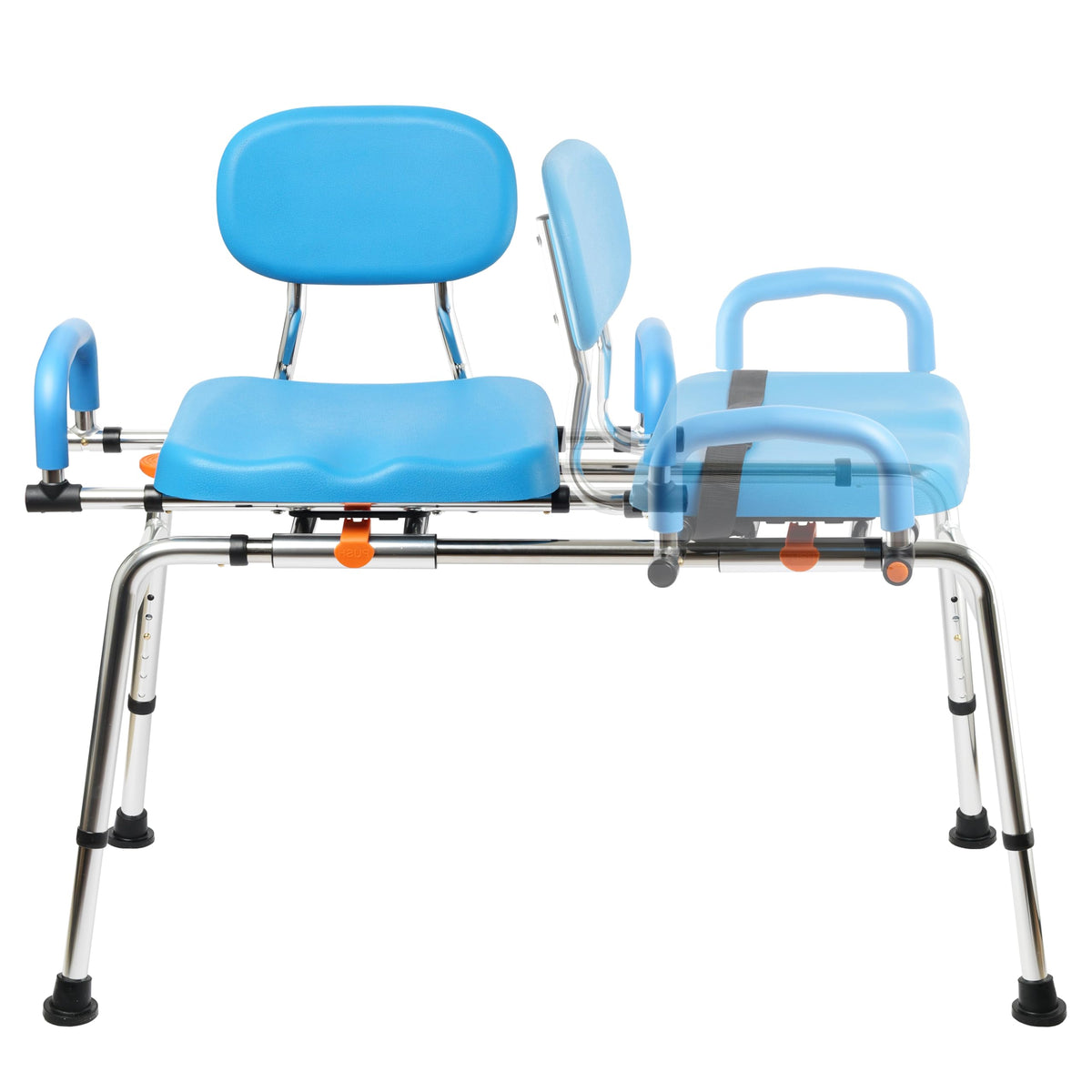 Sliding Tub Transfer Bench with Padded Seat and Backrest P72066