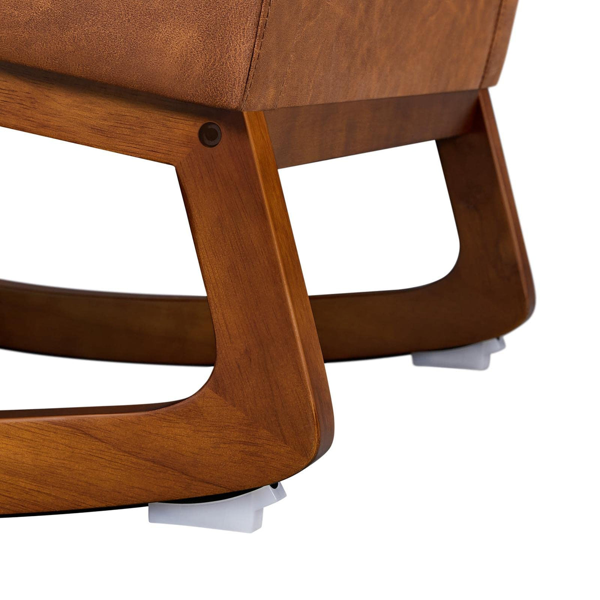 Brown Leather Glider Chair V167801