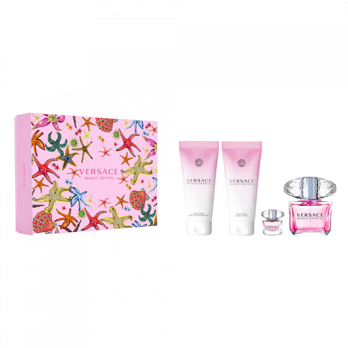 4-Pieces Set Floral Fruity Fragrance 9.59 Fl Oz Z504939