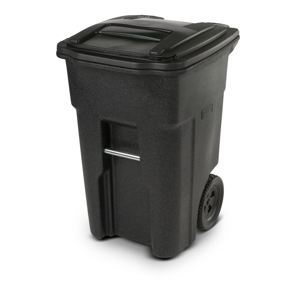 Blackstone Trash Can with Wheels and Attached Lid, 48 Gallon I57194