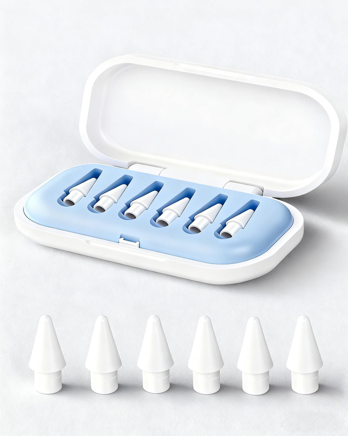 6 Pack Replacement Pencil Tips with Case P706