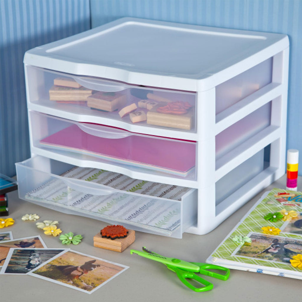 Wide 3-Drawer Storage Unit 6-Pack P54406