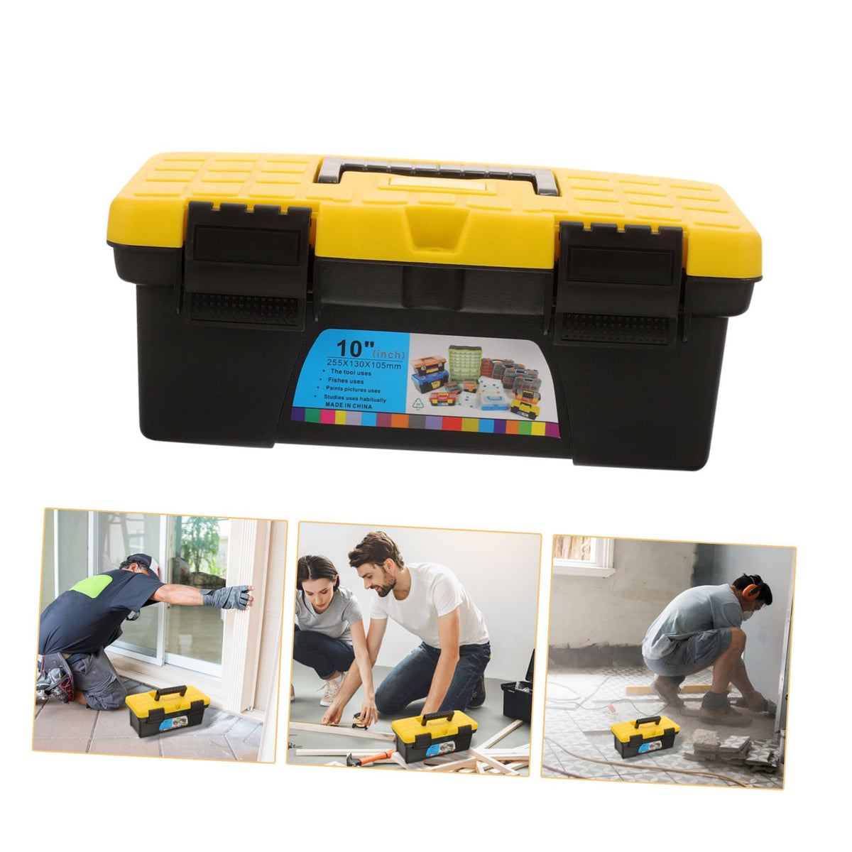 Tool Box Organizer 10 Inch Hard Carrying Case L95859