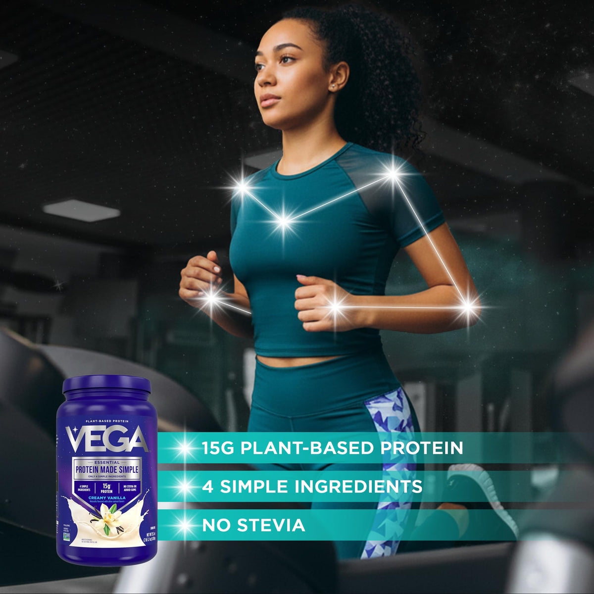 Vanilla Vegan Protein Powder B484481