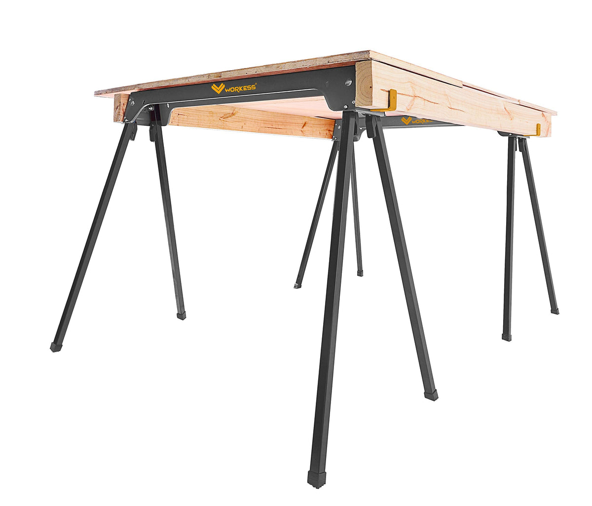 Heavy Duty Folding Saw Horses 2 Pack 2200 Lbs Load Capacity E81912