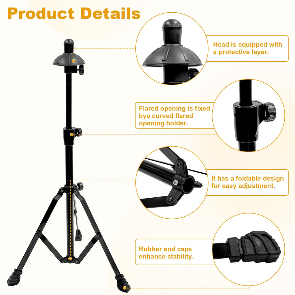 Retractable Trombone Stand with Height Adjustment Z999
