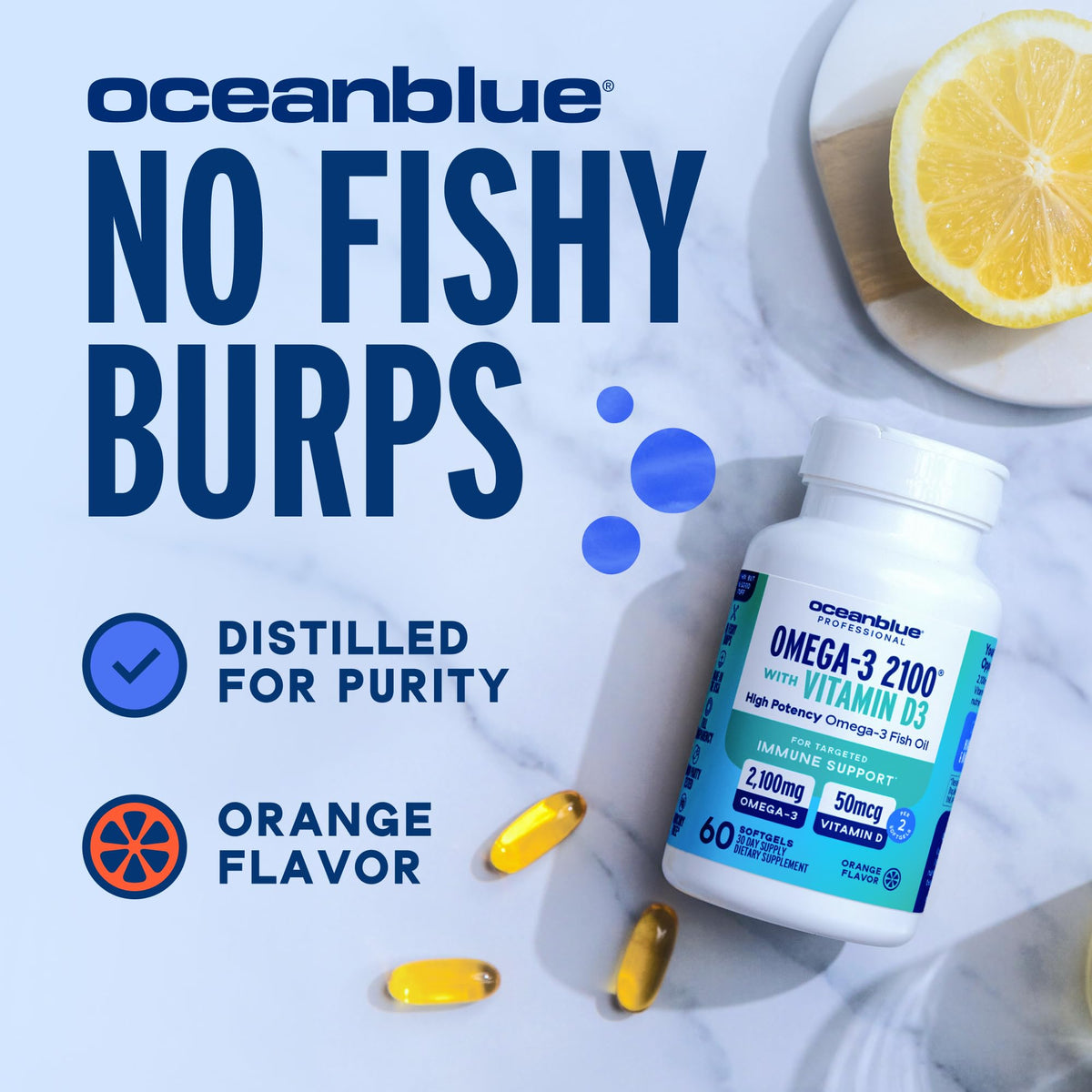 Omega-3 with Vitamin D3 Softgels A8751