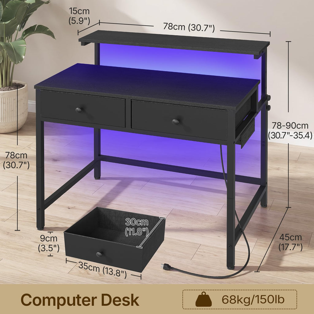 Computer Desk with Monitor Stand N745