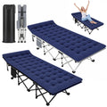 2 Pack Folding Camping Cot with Mattress L969066