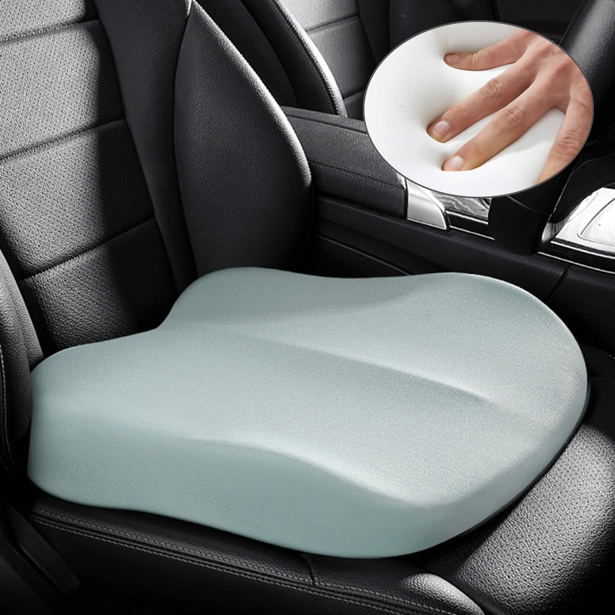 Washable Non-Slip Backless Booster Car Seat W925016