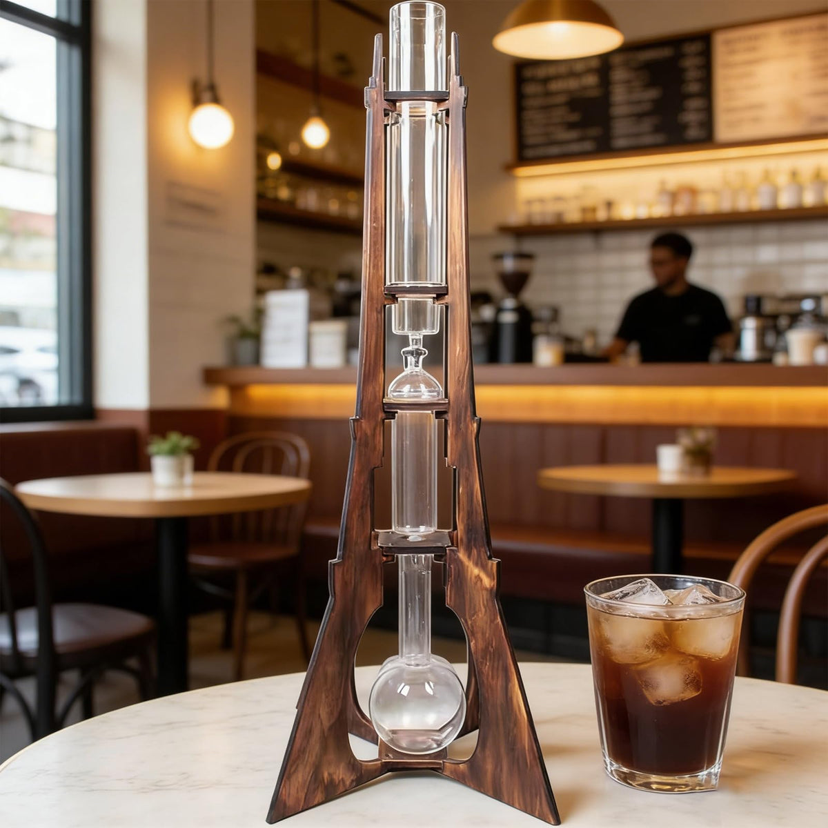 Cold Brew Drip Tower with Stainless Steel Adjustable Valve G388