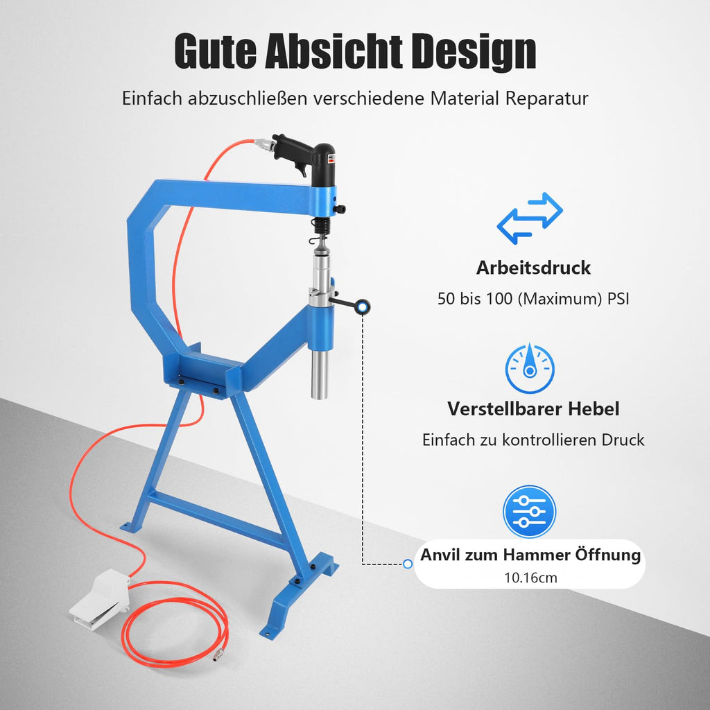 Pneumatic Planishing Hammer with Stand & Pedal Q260