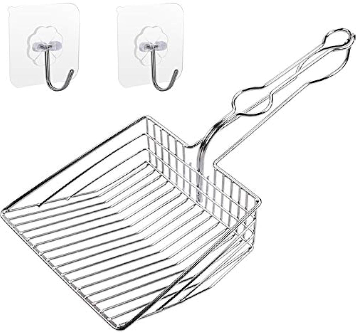 Metal Cat Litter Scoop with Holder U339