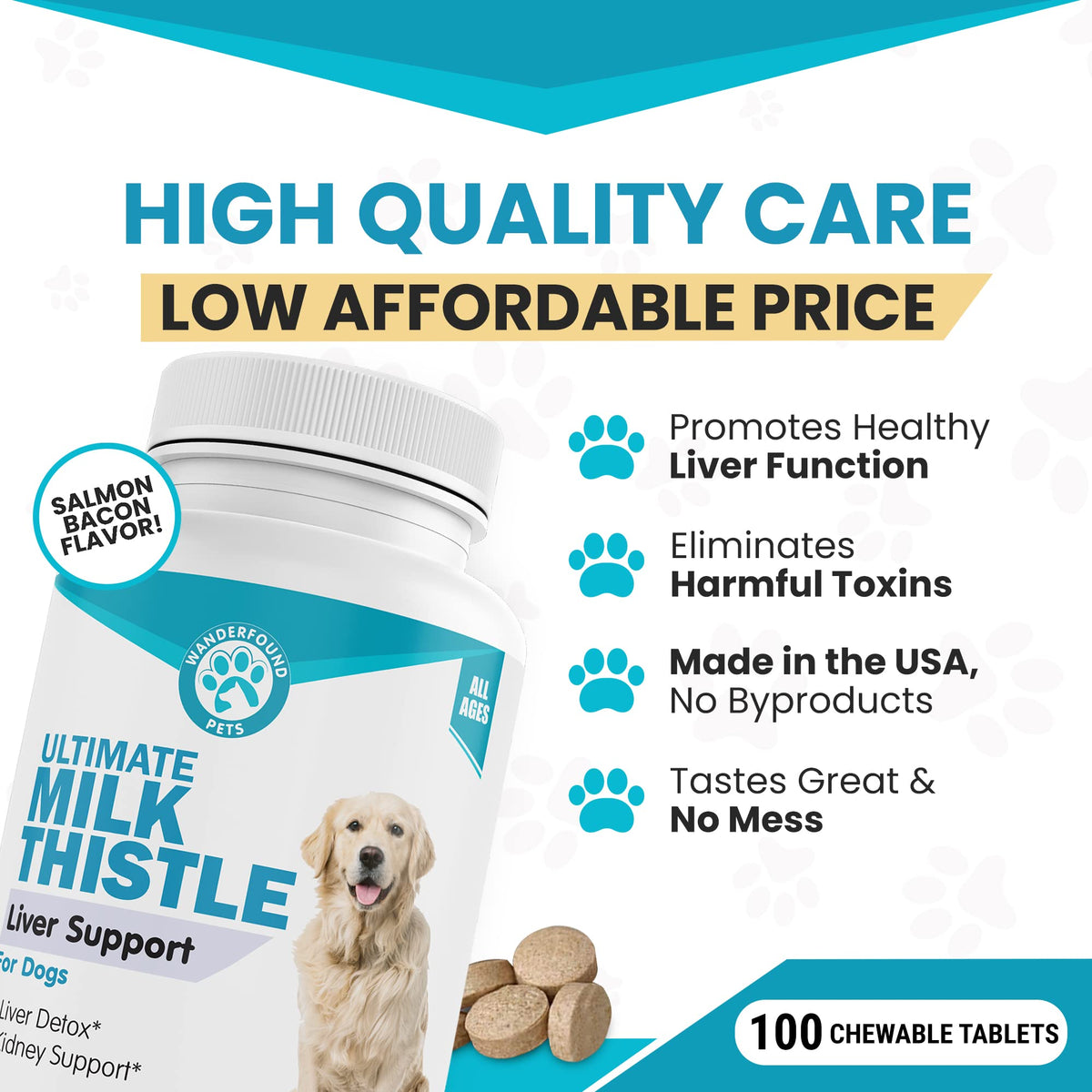 Milk Thistle & SAMe100 for Dogs O178025
