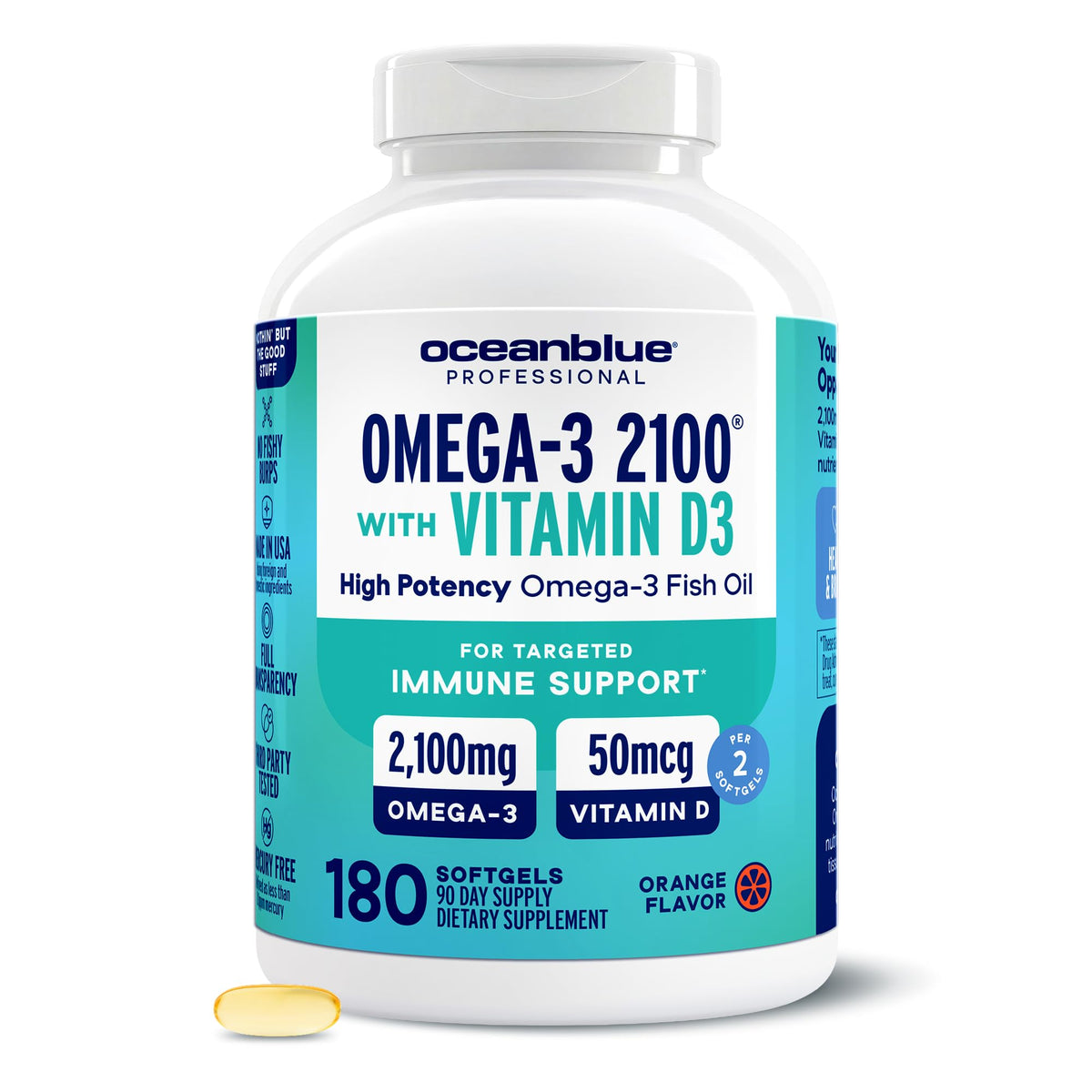 Omega-3 with Vitamin D3 Softgels A8751
